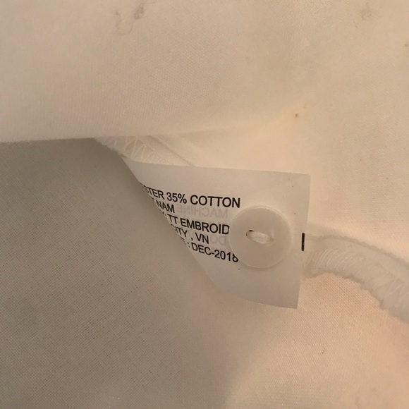 Sweet Dreams size 6 dress white with peter pan collar and eyelet details. - Picture 4 of 8